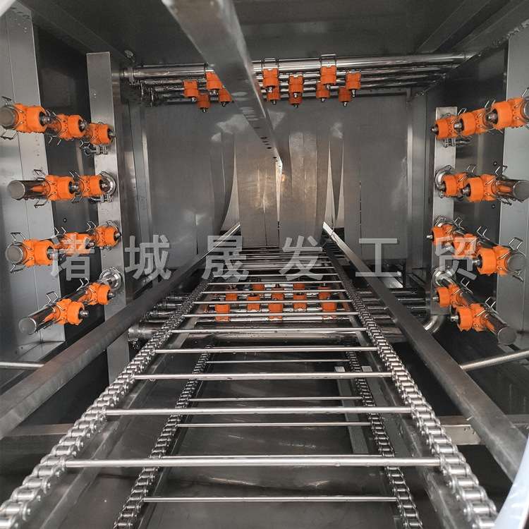 蛋糕筐子清洗机流水线 鸡蛋托盘清洗机 不锈钢容器具洗箱机