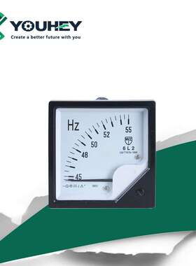 7L2 6L2频率表0-50HZ赫兹表直流DC10V型4-20MA电流 电压表