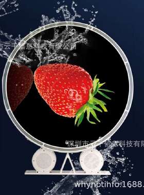 55户外防水静音裸眼3d全息风扇广告机led旋转灯箱3D风扇logo招牌
