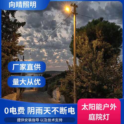 新农村惠民工程 光伏太阳能路灯200w太阳能投光灯百元惠民模式