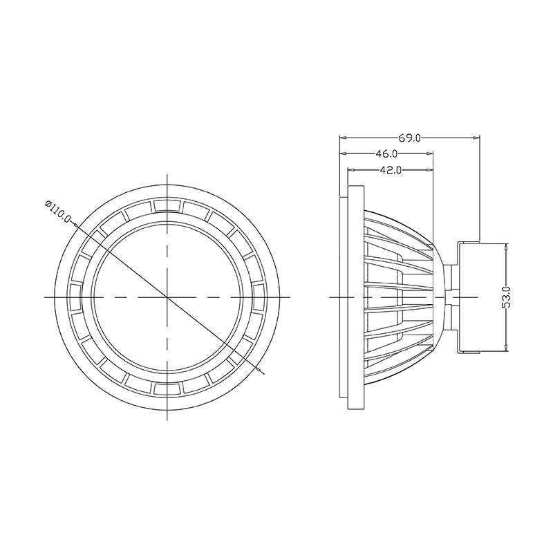 AR111 LED斗胆灯12V低压高亮聚光射灯CE认证商业照明