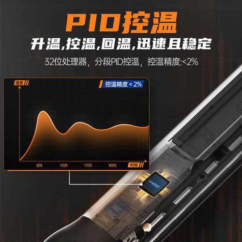 fnirsi HS-01智能电烙铁便携迷你焊台PD内热式数显恒温维修焊接