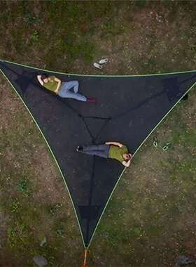 松紧款亚马逊新品Multi Person Portable Hammoc户外吊床三角吊床