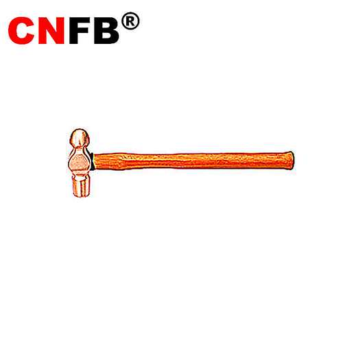 （桥防）天津桥防CNFB无磁无火花工具防爆木柄奶头锤T8-187A