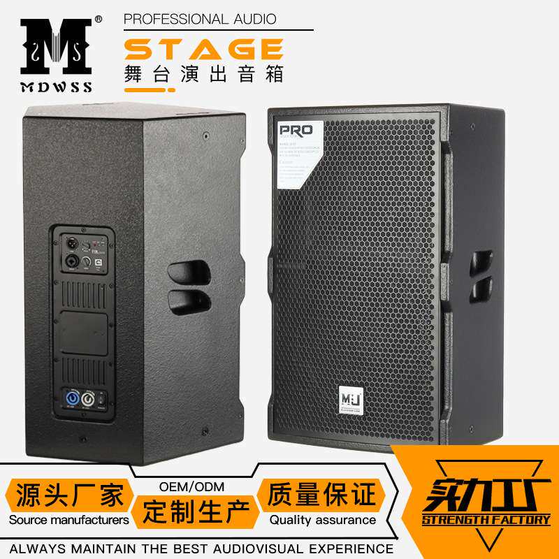 厂家供应TT-12M单12寸有源数字功放专业舞台音响大功率音箱