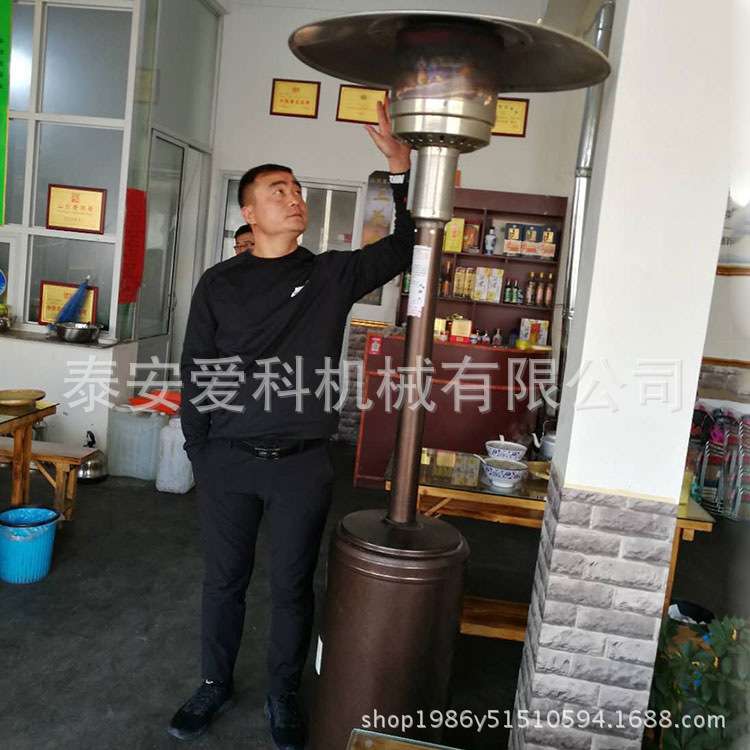 外贸出口益阳市餐厅歌厅小型取暖器无味美观暖风器 伞形热风炉