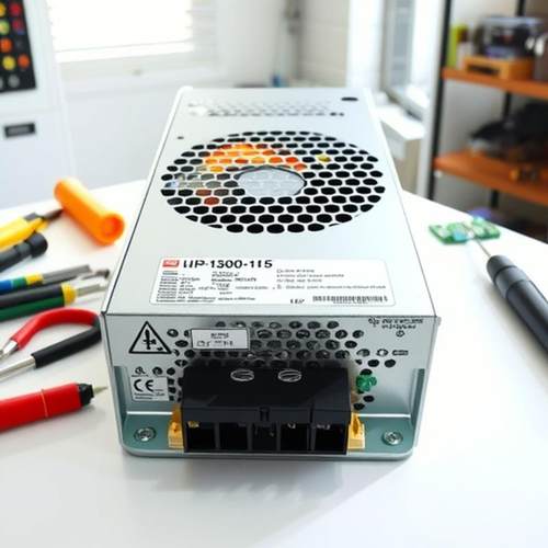 UHP-1500-HV 115V230V380V明纬开关电源直流高压输出1500W无风扇E