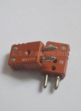 马林Marlin热电偶N型橙色大插头