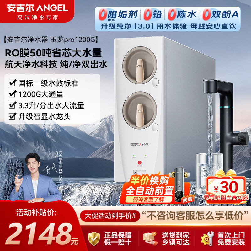 安吉尔玉龙Pro净热分体双系统