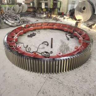 供应铝矾土回转窑大小齿轮 大型齿轮设计制作厂家
