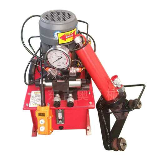 工地手持钢筋弯曲机小型液压钢筋弯曲机械 手动弯曲调直机