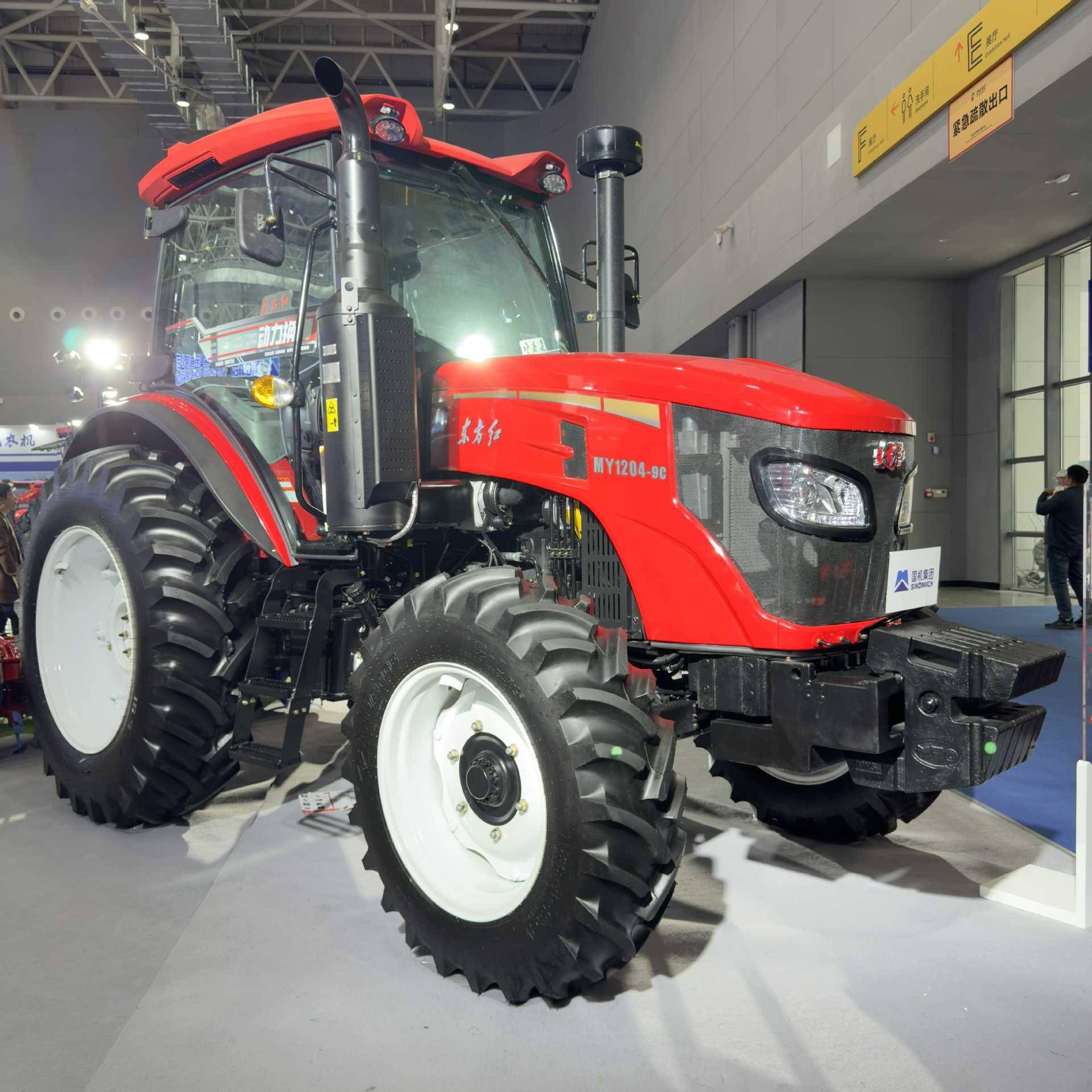 东方红MY1204-9C水旱两用农用柴油大桥四驱旋耕果园出口拖拉机​
