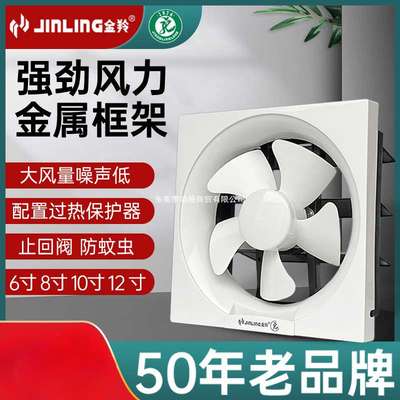 厂家直销排气扇卫生间静音换气扇10寸排风扇厨房家用抽风机一件发