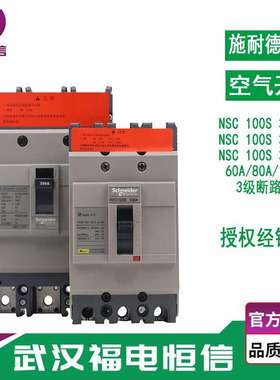 schneider断路器NSC100S NSC100S3100N TMD100A 3P3T新塑壳断路器
