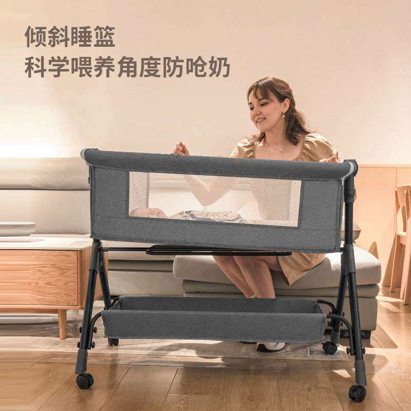 婴儿车床两用婴儿床便携式可折叠可移动新生多功能摇篮式宝宝小床