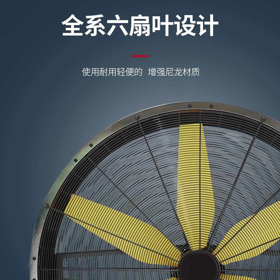 雷豹EF4222移动工业大风扇工厂降温制冷机手推落地扇直流无刷电机