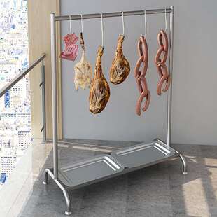 挂肉架晒腊肉架子家用烤鸭香肠羊肉猪肉户外不锈钢挂架晾晒架神器
