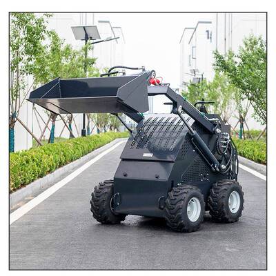 mini skid steer loader 轮式小型滑移装载机 微型小铲车 Wheeled
