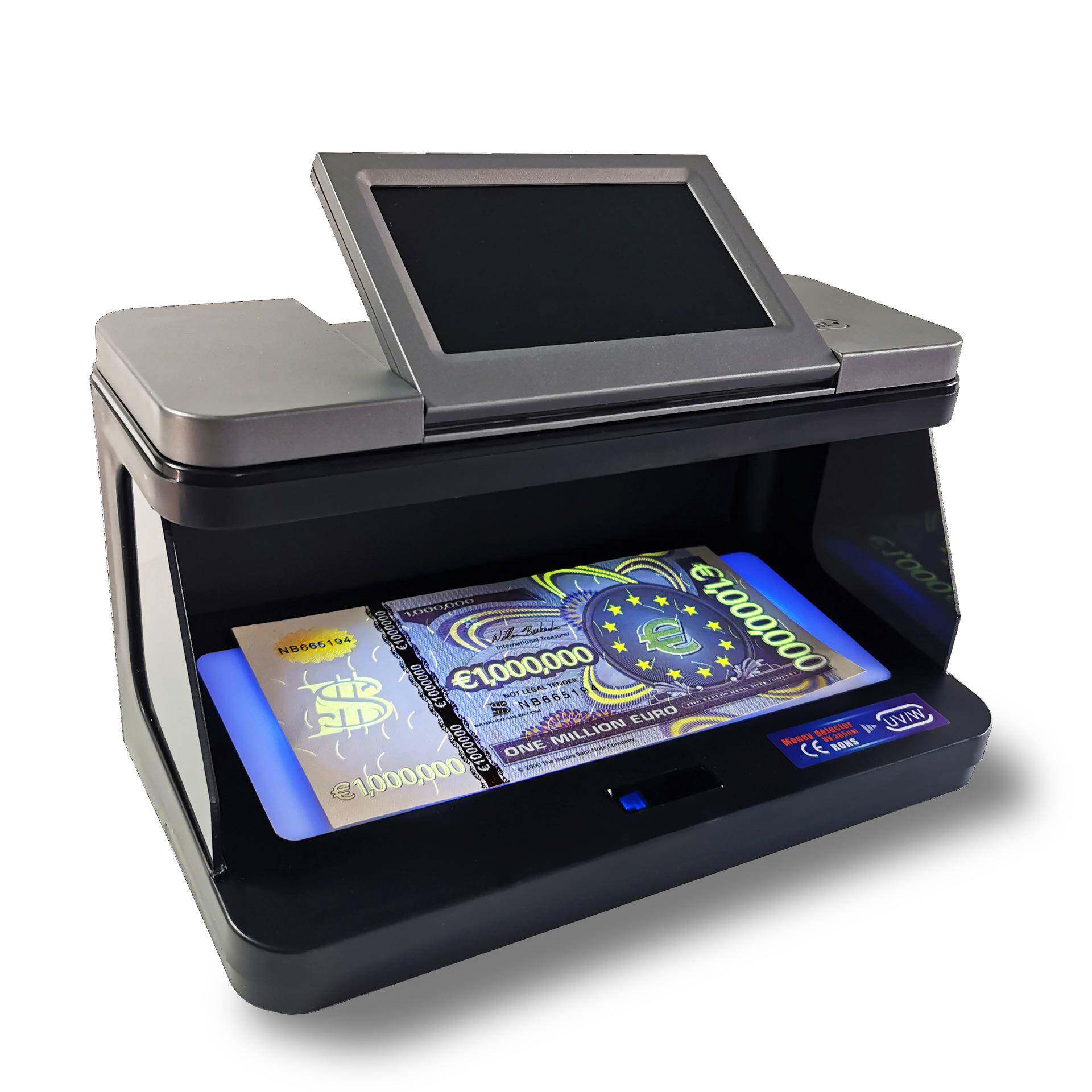 181紫光票据鉴别仪带红外 水印检测 多国钞票验钞机身份证鉴别等