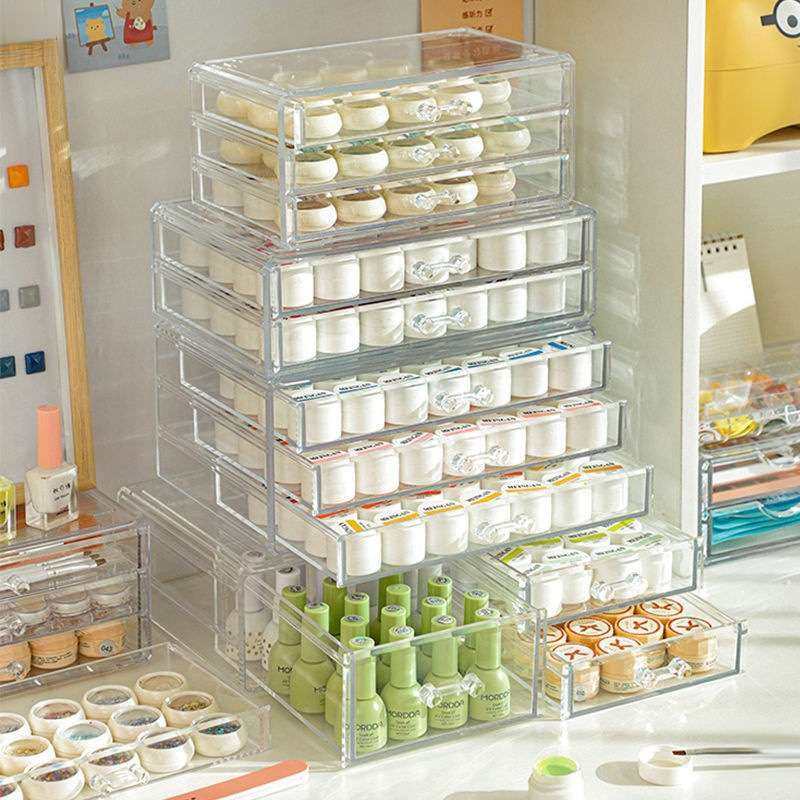 甲油胶收纳盒罐装收纳美甲饰品盒收亚克力透明抽屉厂家直销,电子元器件市场,其它元器件,淘宝优惠券,粉丝福利购,淘宝优惠卷