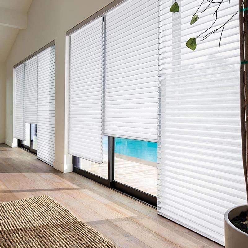 香格里拉帘 办公室酒店家用客厅卧室手动电动半遮光隔热卷帘窗帘