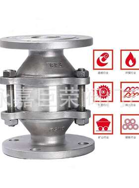 ZGB-1不锈钢材质管道波纹阻火器 防爆法兰阻火 器
