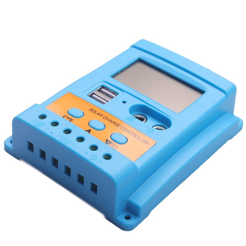 30A控制器PWM铅酸电池MPPT智能路灯照明12V/24V太阳能控制器