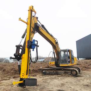 深井钻机螺旋打桩机电线杆钻孔机小型挖机螺旋钻