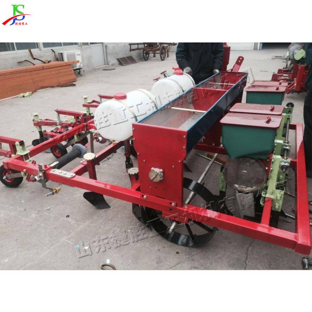 小型花生覆膜播种机 农作物蔬菜覆土起垄机 手扶拖拉机自动种植机