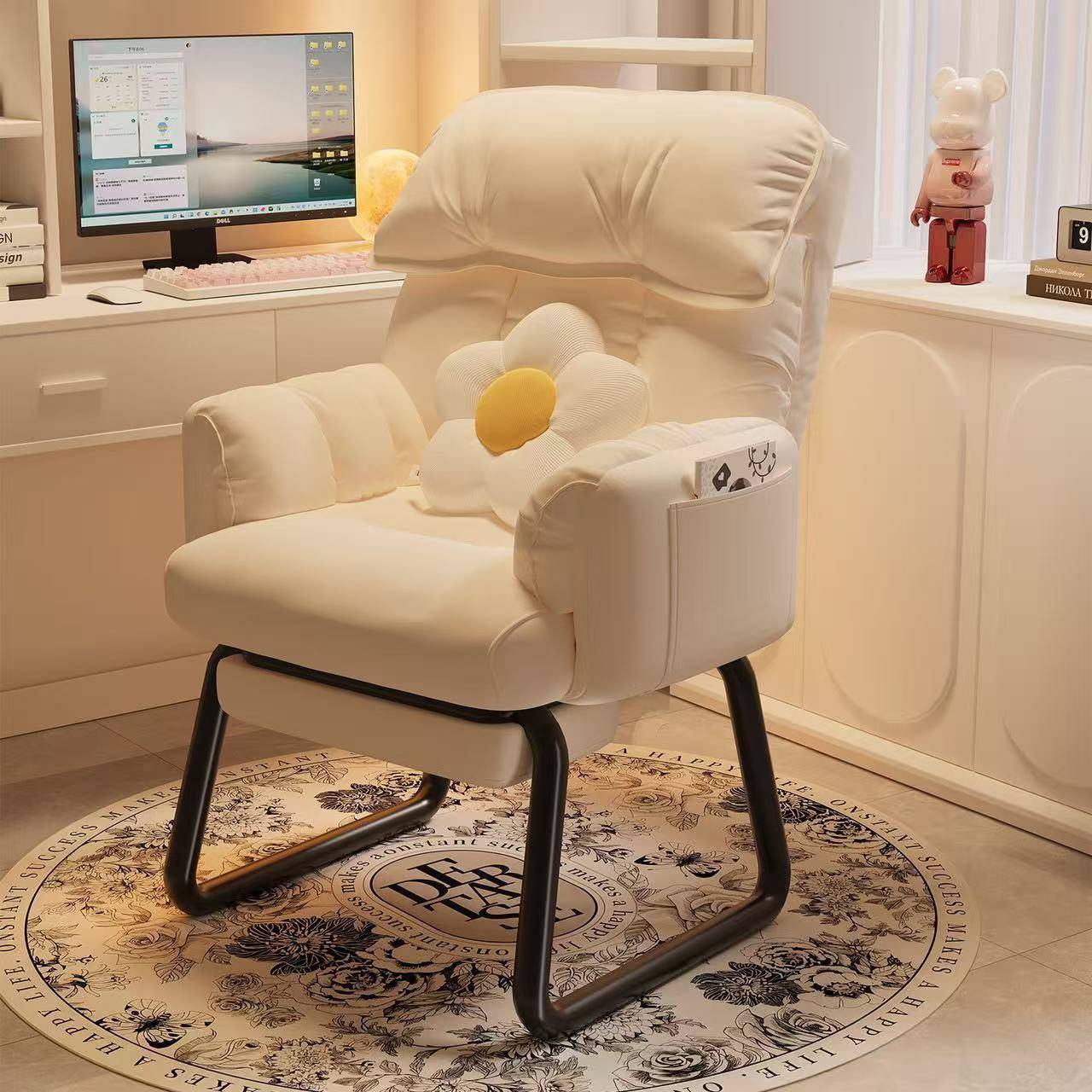 学生宿舍椅子懒人沙发卧室小型电脑椅人体工学电竞椅久坐舒服不累