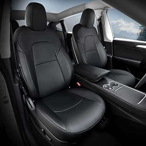 model Y 纳帕 黑 型座椅套20252017黑色座椅套内饰套软羊革汽车座