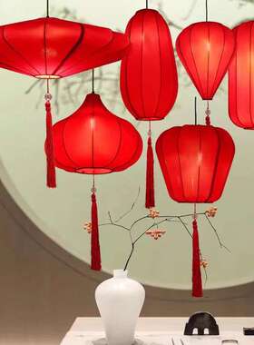 中式大肚红灯笼  红色灯笼  仿古灯笼  婚礼灯笼 wedding lantern