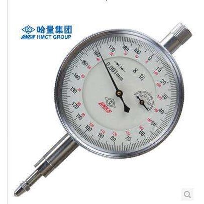哈量千分表0-1mm 8钻防震千分表 高精度千分表0.001 哈尔滨量具厂