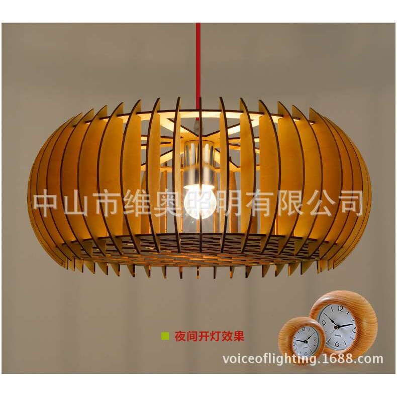CE ROHS 出口欧洲灯饰外贸原单手工木艺吊灯壁灯台灯落地灯