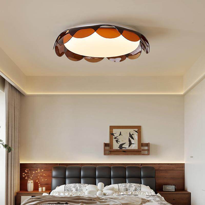 中古风客厅风扇灯新款法式现代简约轻奢高级餐厅设计师卧室吸顶灯