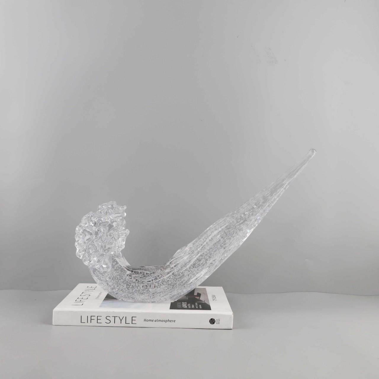 现代简约抽象几何琉璃桌面摆件客厅卧室玄关书房电视柜家居装饰品