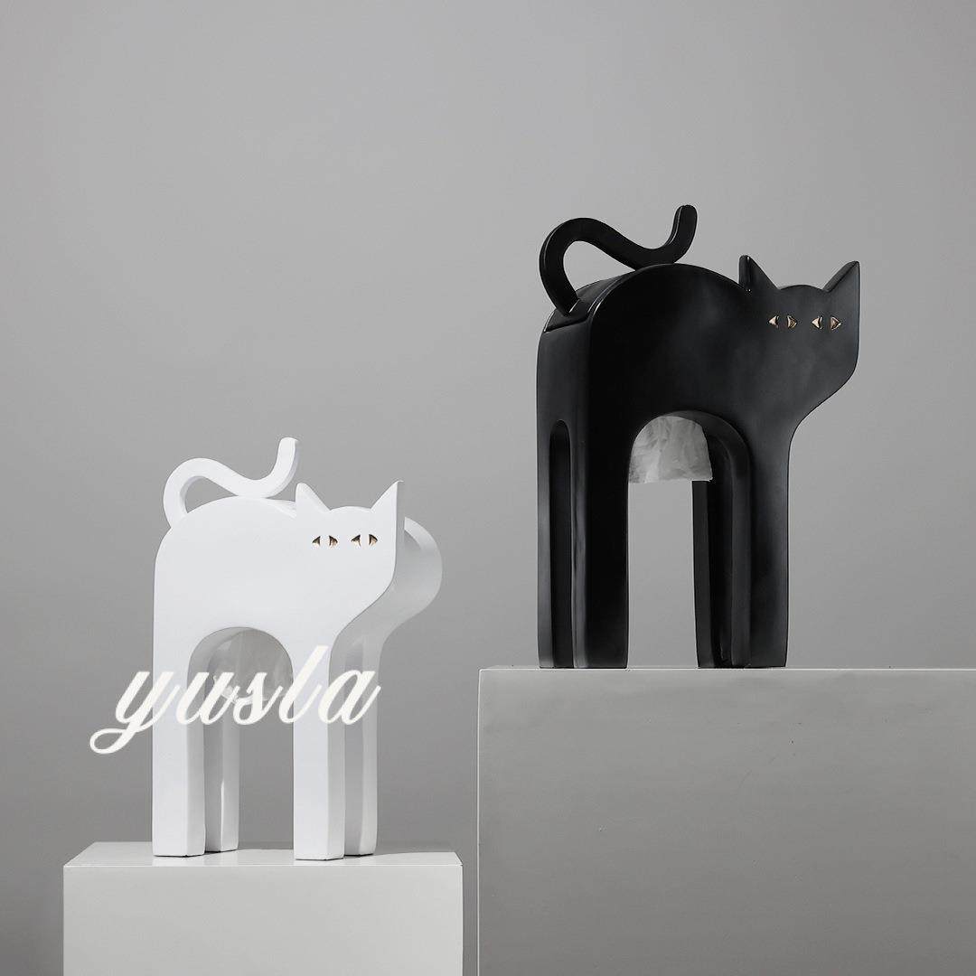 现代简约客厅茶几柜纸巾盒抽纸盒餐厅吧台柜酒店别墅摆件软装饰品