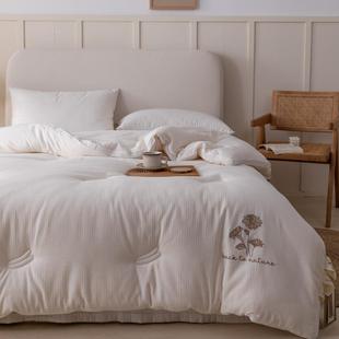 新中式A类母婴级纯棉大豆纤维被春夏秋冬被芯 全棉被原棉大豆被子