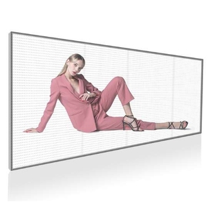 深圳led全彩透明屏厂家室内户外p3.91-7.81玻璃屏led幕墙透明屏