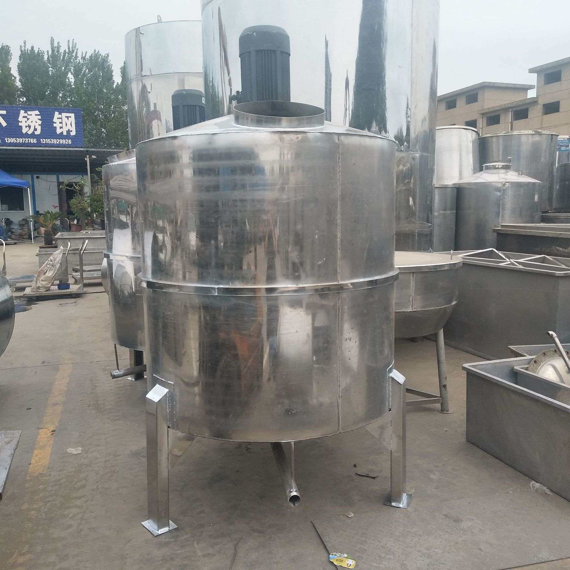 临沂东立不锈钢制品厂生产各种不锈钢搅拌罐  种类齐全 价格合理