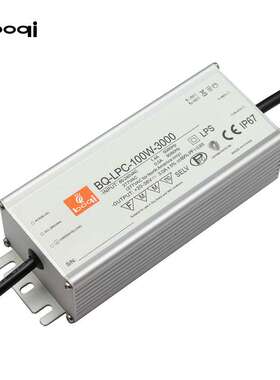 BOQI 100WLED防水电源恒流驱动路灯投光灯3000mA PFC/BIS/CE/IP67