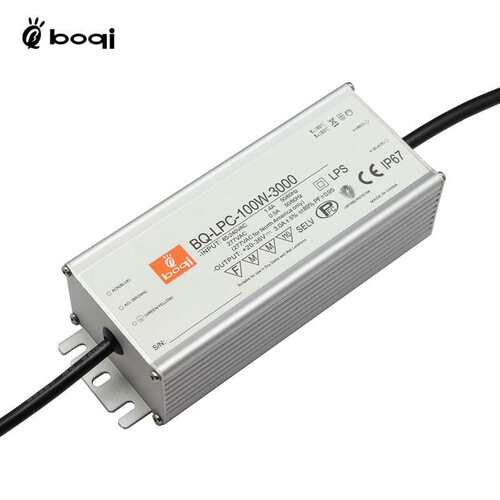 BOQI 100WLED防水电源恒流驱动路灯投光灯3000mA PFC/BIS/CE/IP67