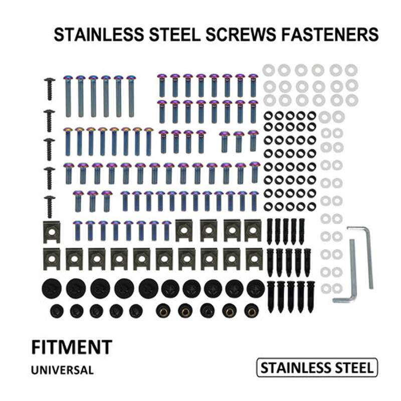 趴赛摩托跑车地平线北极光国产小忍者内六角外壳车壳自攻螺丝垫片