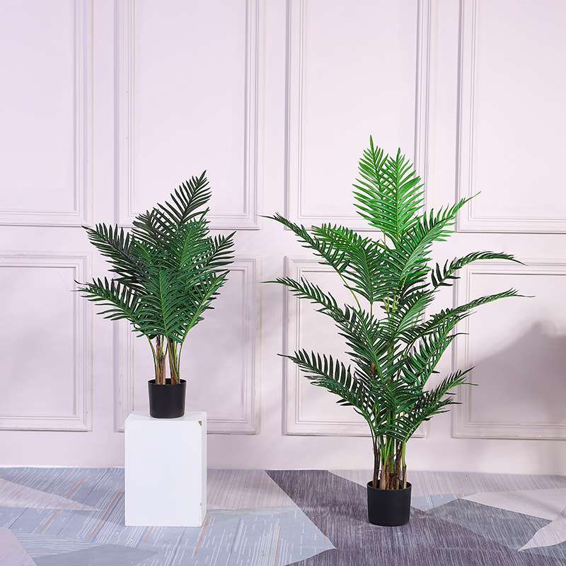 北欧仿真植物连心葵盆栽酒店客厅假树盆景仿真绿植办公室大型摆件