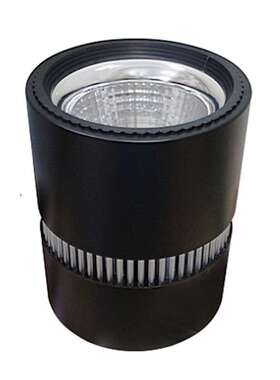 供应集成LED明装射灯外壳70W80W90W100W大功率8寸COB明装筒灯套件