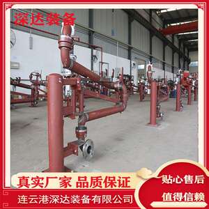 深达 低温ING鹤管可带旋转接头 粗苯甲醛装车 灵敏性好