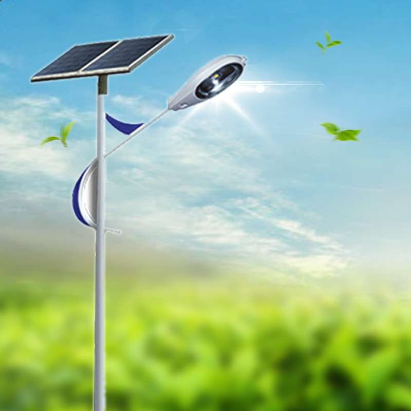 太阳能路灯 户外照明led太阳能路灯厂家 海螺臂6米7米8米路灯