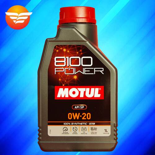 摩特MOTUL 8100 POWER 0W-20 1升 SP认证 法国进口酯类全合成机油