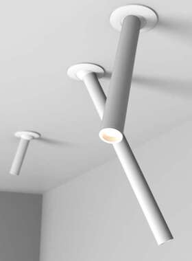 led嵌入式射灯 简约现代过道长臂射灯 服装店吸顶式筒灯COB天花灯