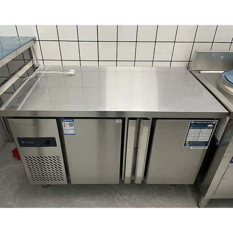 银都冷藏柜工作台水吧冰柜商用冰箱保鲜平冷操作台奶茶店设备